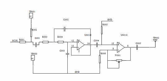 同步正弦信號發(fā)生器的電路圖