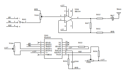非同步正弦波信號發(fā)生器電路圖