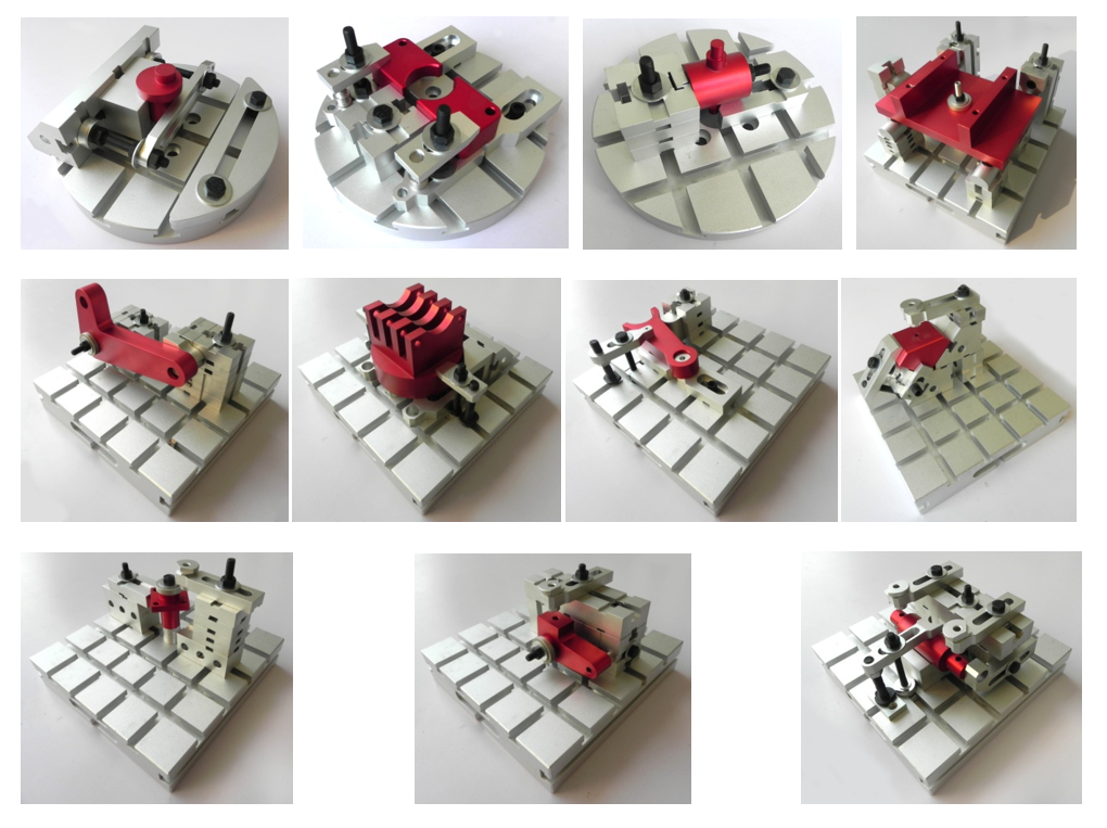 槽系夾具拆裝教學(xué)模型