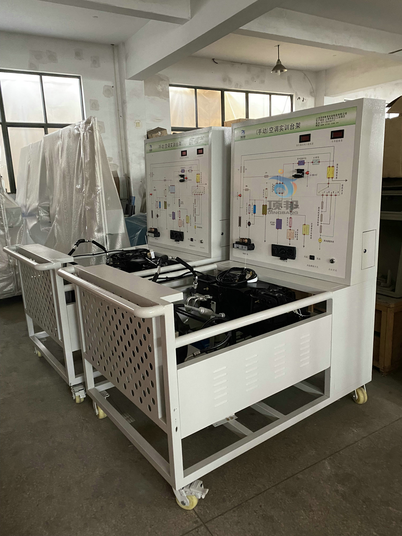 手動空調(diào)實訓臺架