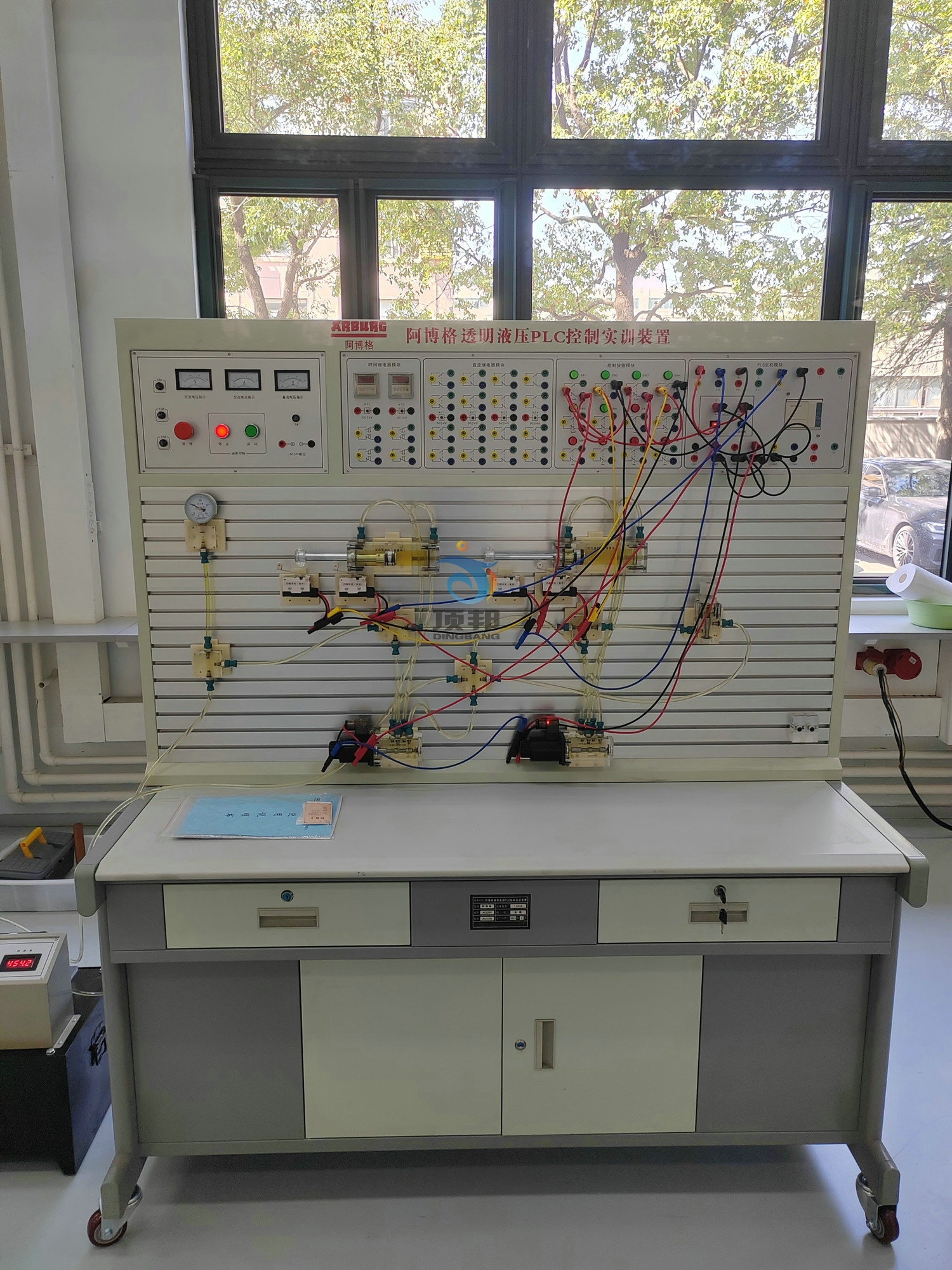 透明液壓PLC控制實訓(xùn)裝置