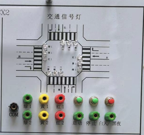 交通信號燈PLC自動控制演示板